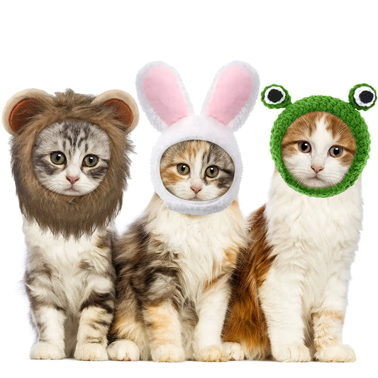 3-Piece Adjustable Cat Bunny Ears Costume