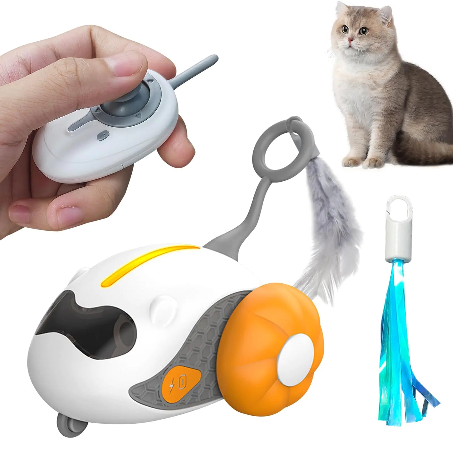 SmartPaws RC Cat Chase Toy