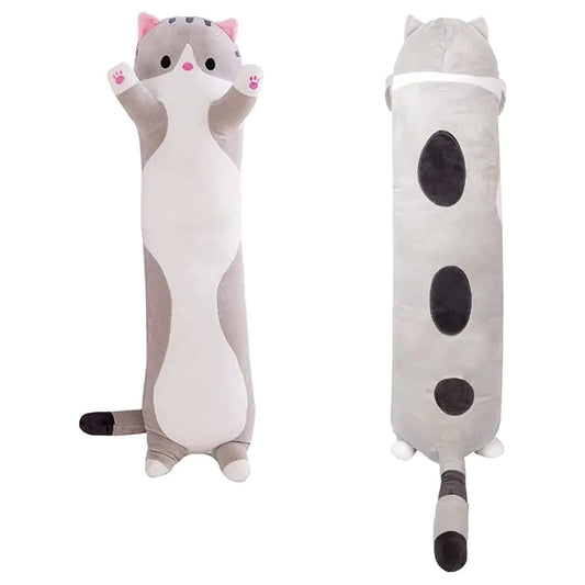 Cuddly Cat Long Plush Pillow 35-inch