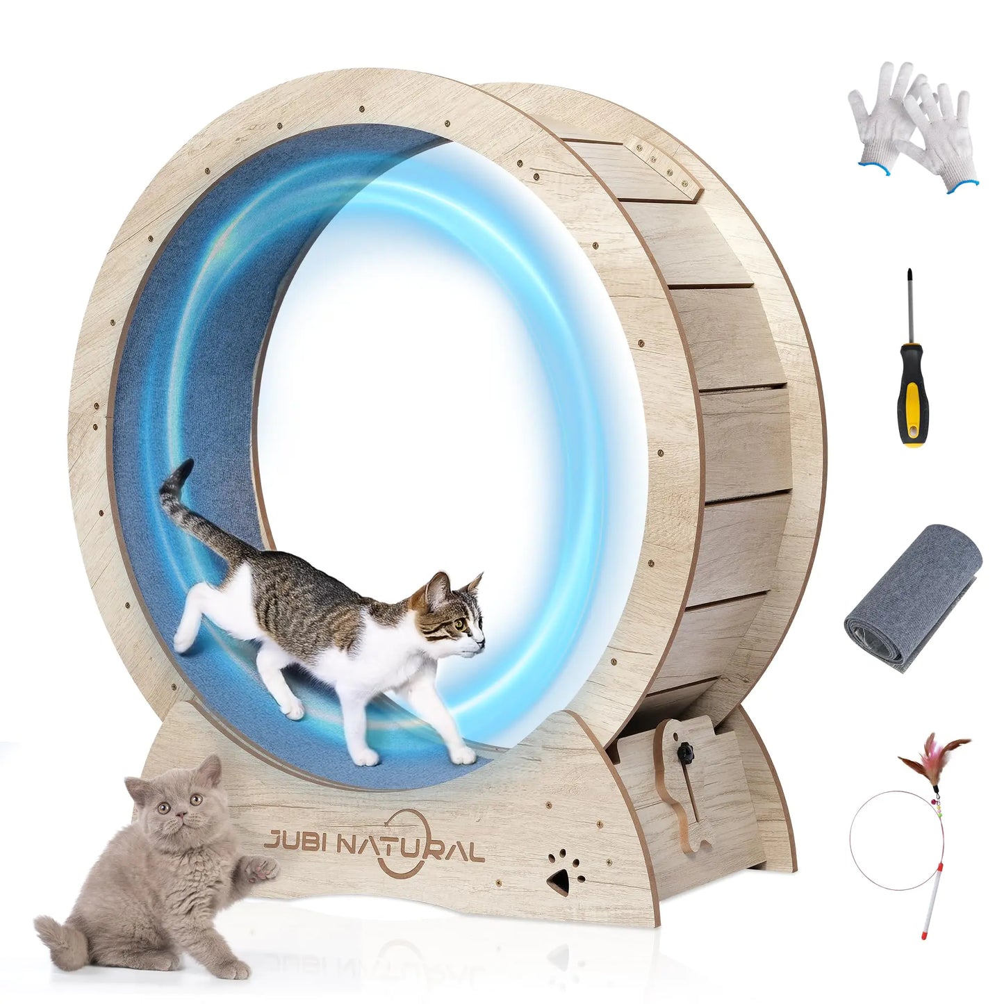 QuietRun 34" Cat Fitness Wheel