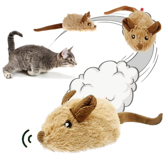 Suhaco Automatic Mouse Chase Cat Toy