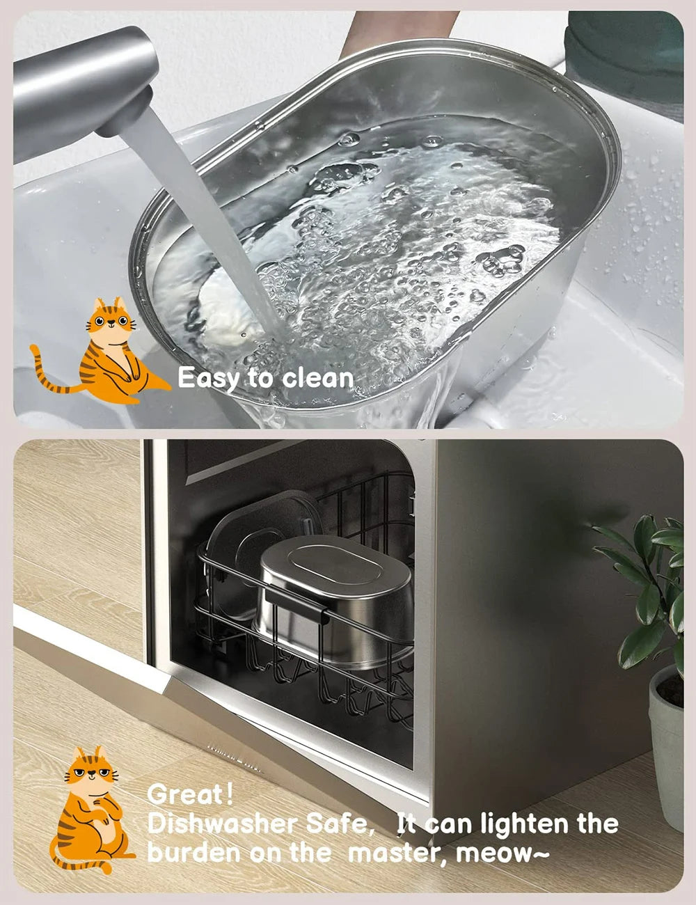 3.2L Smart Stainless Steel Cat Water Fountain – Ultra Quiet, Automatic Drinking Dispenser for Cats & Dogs