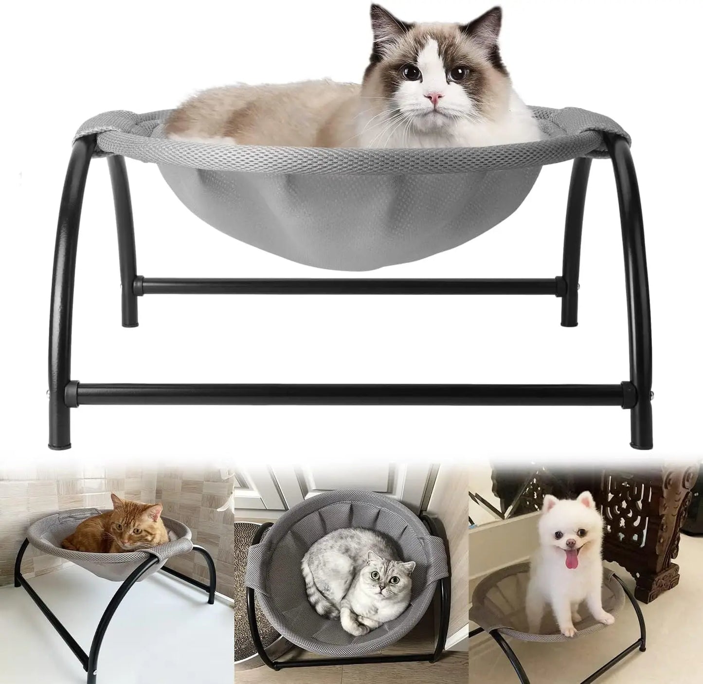 Washable Cat Hammock Bed – Cozy & Stable Pet Sofa for Comfortable Sleeping