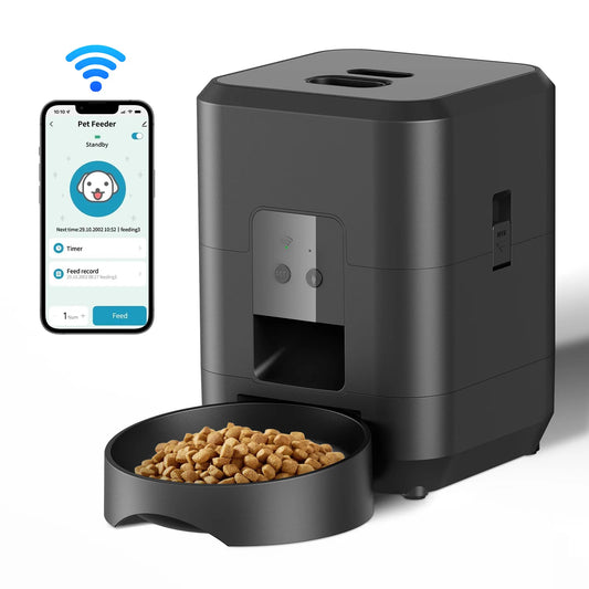 Smart Pet Feeder with App Control – Automatic, Durable & Easy-to-Use Food Dispenser