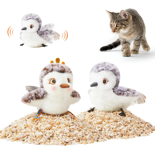 Potaroma Flapping Sandpiper - USB Rechargeable Interactive Cat Toy