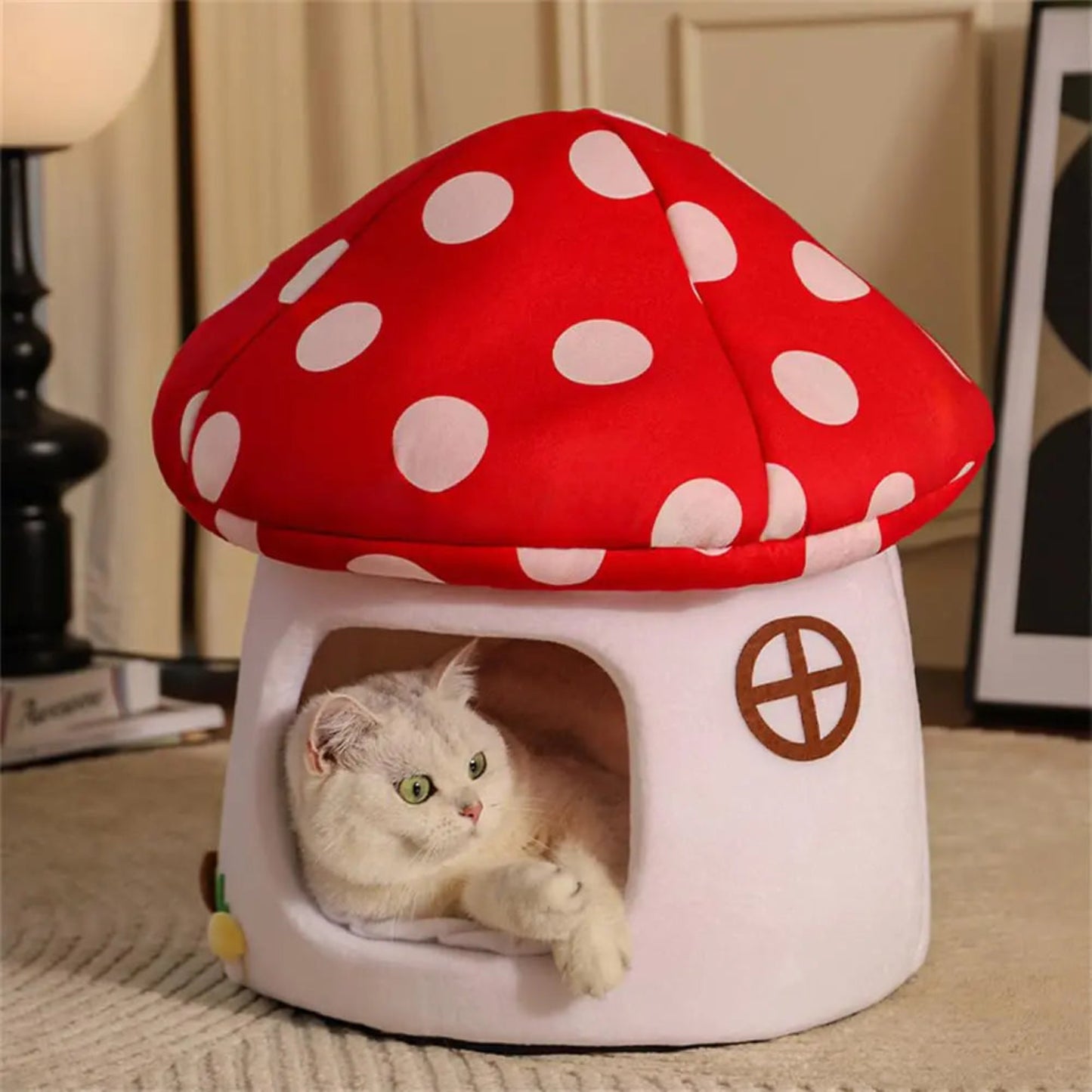 Mushroom Cookie Cat Cave