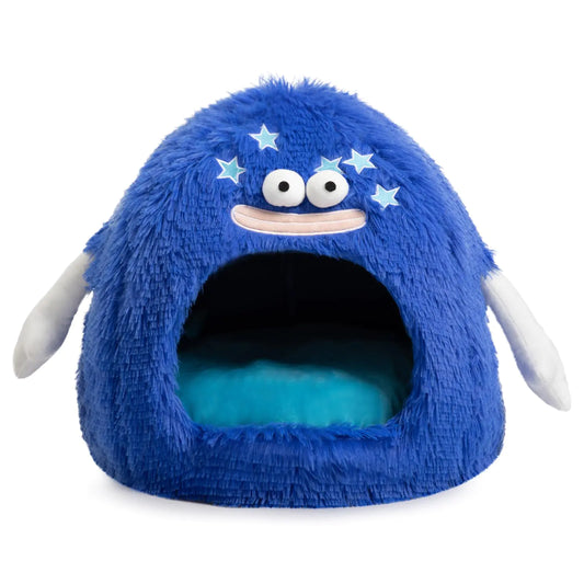 Cozy Monster Cat Cave with Cushion