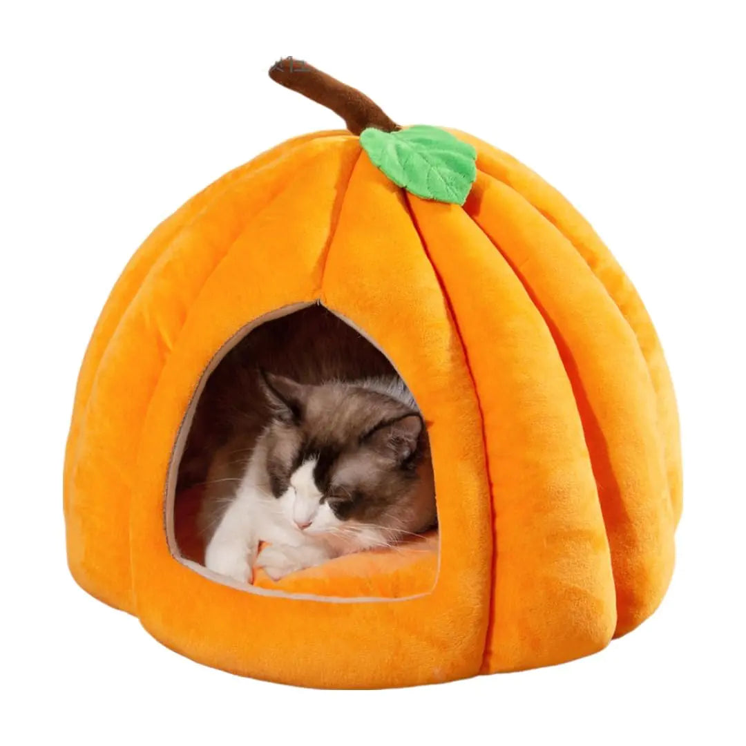 Pumpkin Cozy Cat Cave