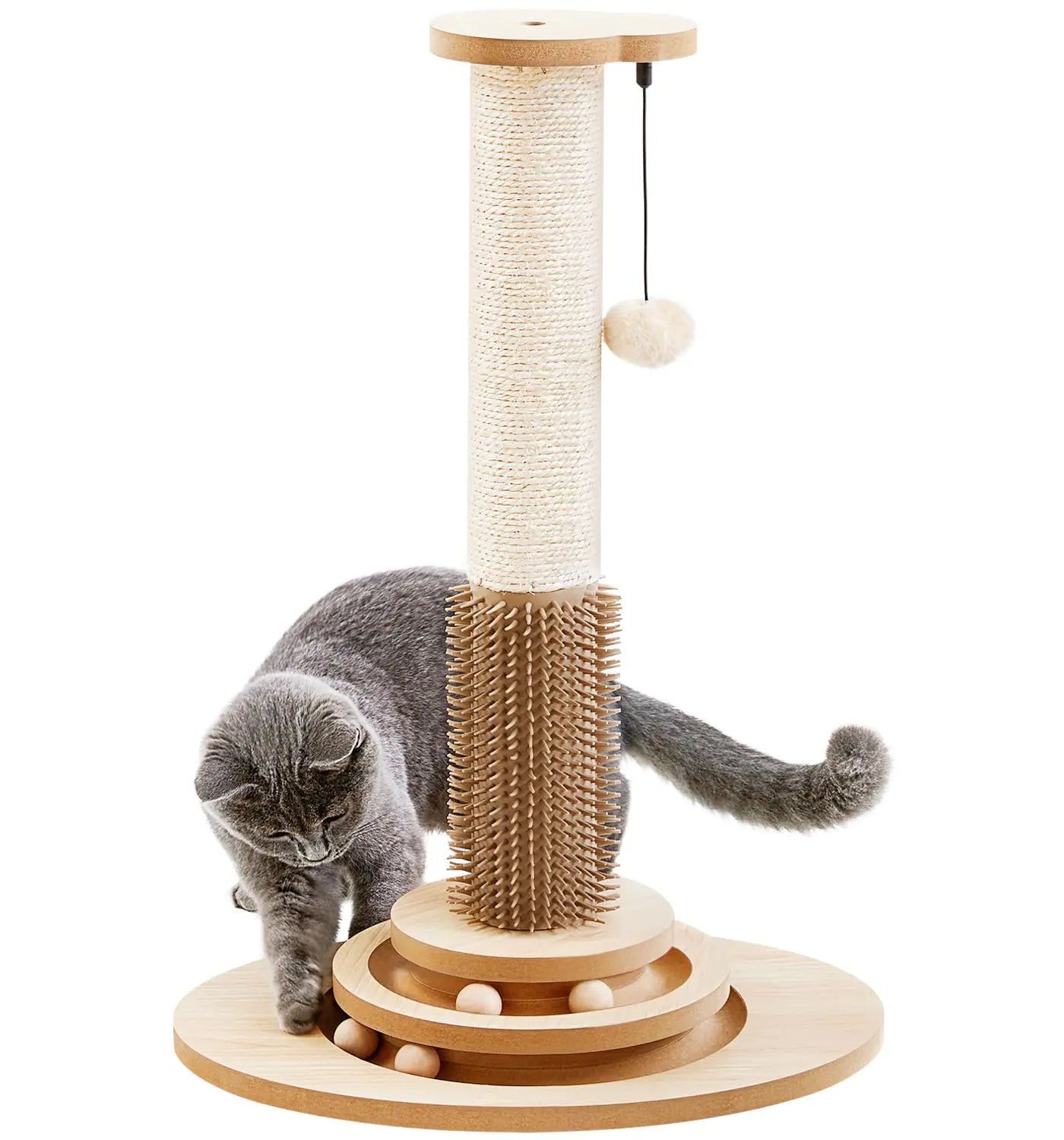 PurrfectPlay 4-in-1 Cat Scratching Post